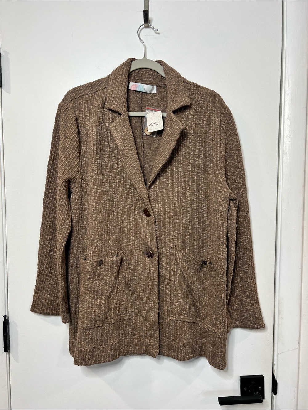 Free People Size S Blazer Women’s Beach Reign Lightweight Knit Jacket NWT